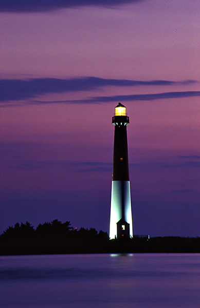 Barnegat Light After Sunset